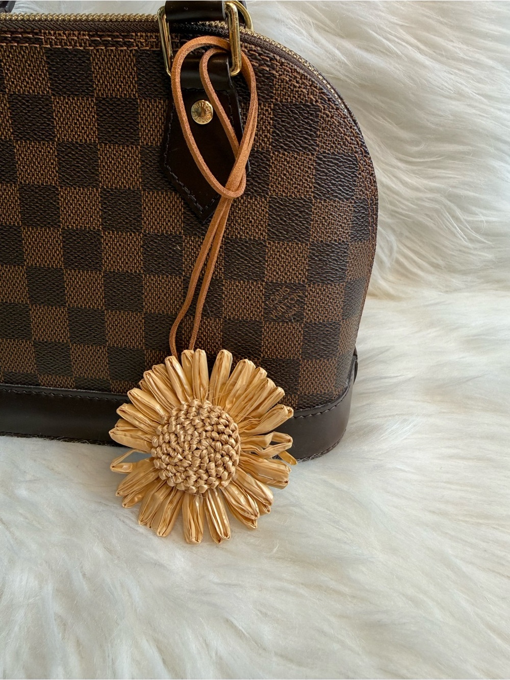 Sunflower Tassel Bag Charm